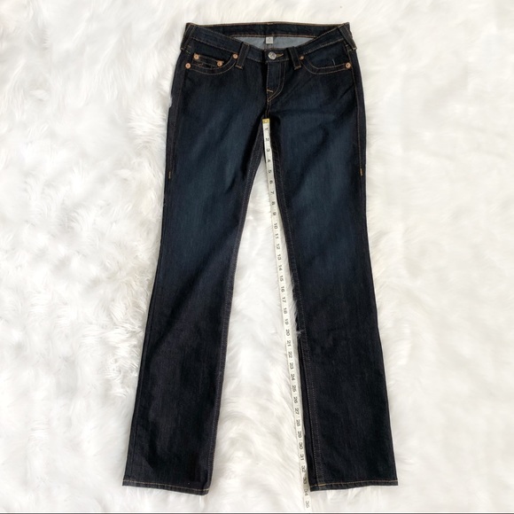 TRUE RELIGION Dark Wash Straight Leg Jeans! 29 - Picture 6 of 8